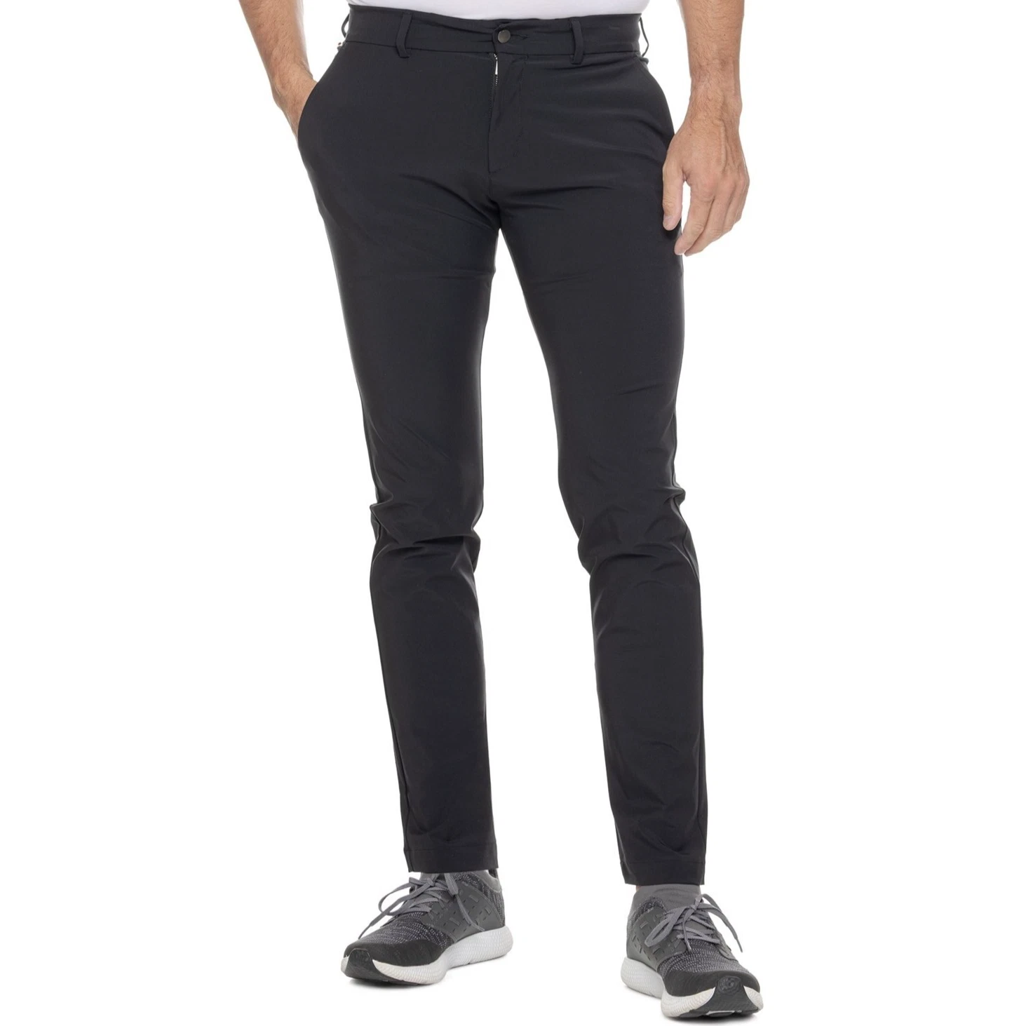 KJUS Men's Javier Active Golf Pants Tailored Fit Black K00187-02
