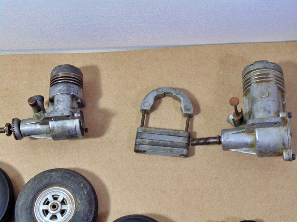 Lot of vintage control line model airplane engines and accessories | eBay