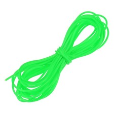 5.5 Yards 2mm Hollow Pipe Tubing Rubber Cord with 1.2mm Hole for DIY Pale Green