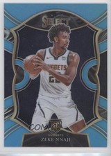 2020-21 Panini Select Concourse Light Blue Prizm 140/299 Zeke Nnaji #82 0z0n