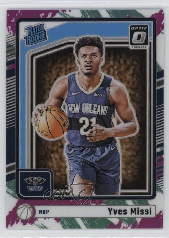 2024-25 Panini Donruss Optic Rated Rookie Jazz Prizm Yves Missi #265 1o2