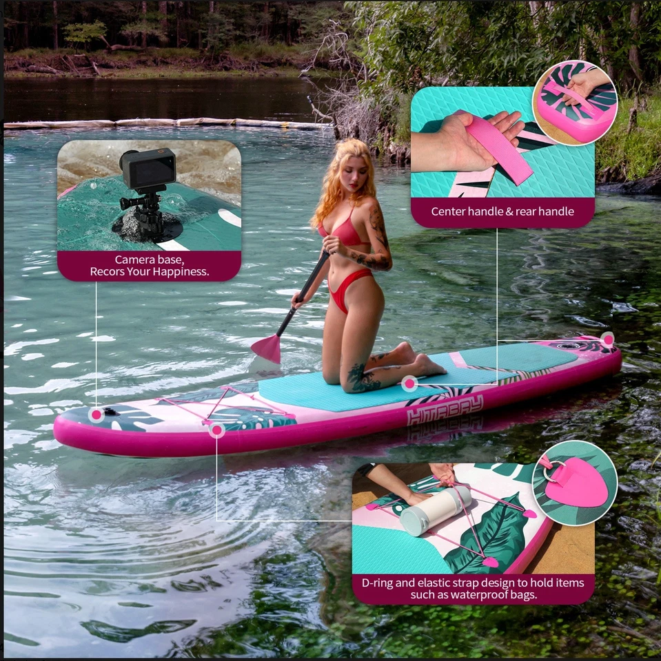 HITABAY Flamingo Aufblasbares Stand-up-Paddleboard SUP-Board Direktverkauf - Bild 2 von 4