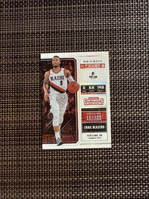 2018-19 contenders draft variation building blocks damian lillard 1/10   