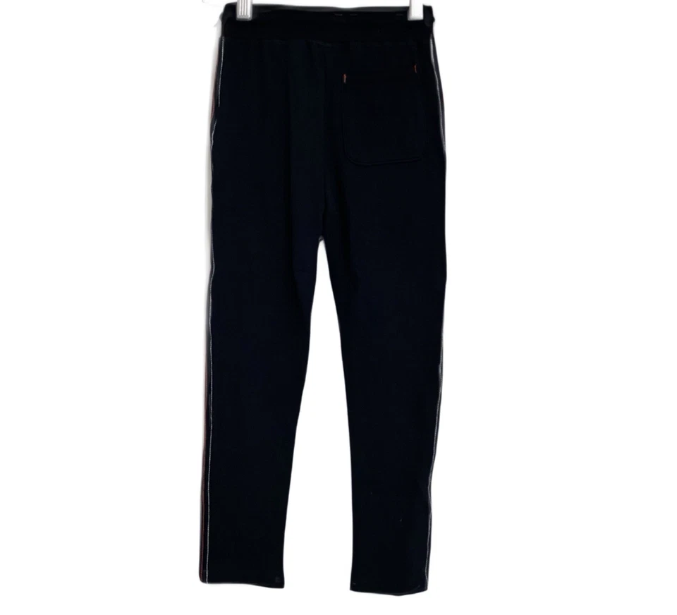 NWT Mini Boden Pull-On Black Stripe Sweatpants Boys Size 6-7 yrs. - Image 2 of 4