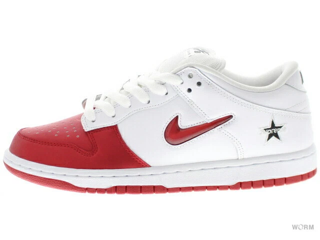 【US9.5】 NIKE SB DUNK LOW OG QS Supreme CK3480 600【DS】