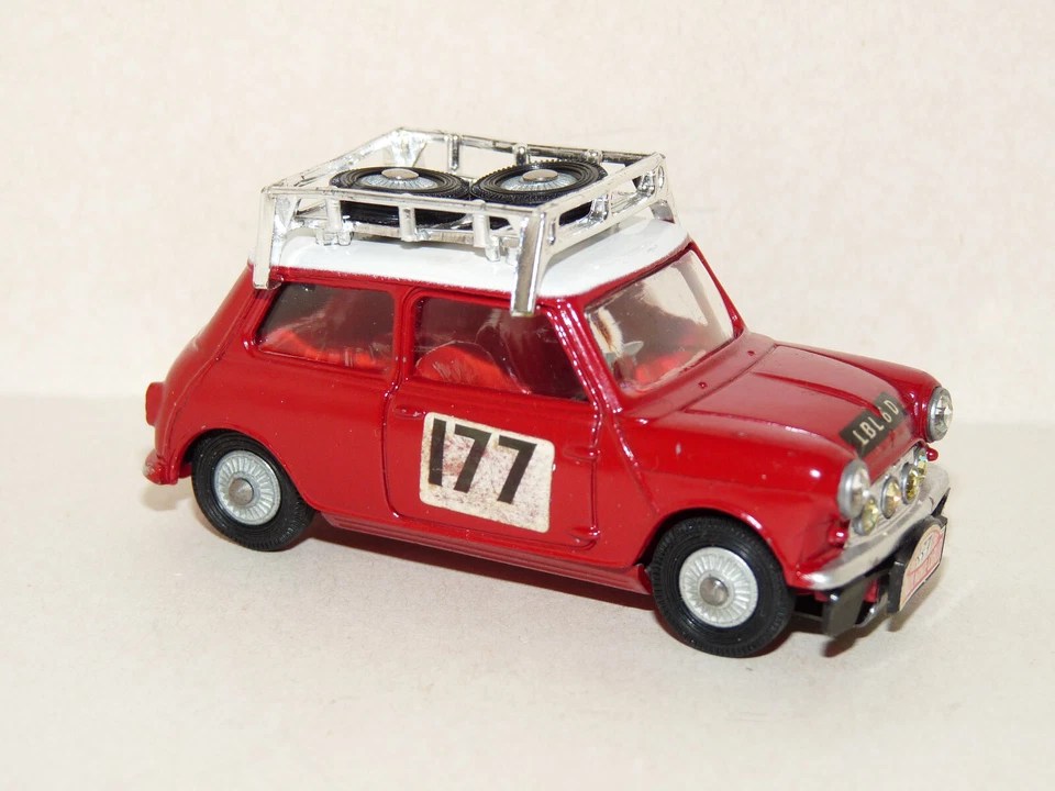 CORGI TOYS 339, MINI COOPER S, MONTE CARLO 1967. CORGI 339 BMC MINI COOPER S - Photo 4/4
