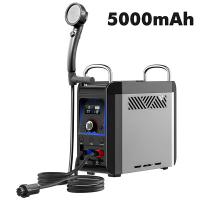 Propane Water Heater Shower Pump Portable Compact w/Built-in Battery Outdoor NEW