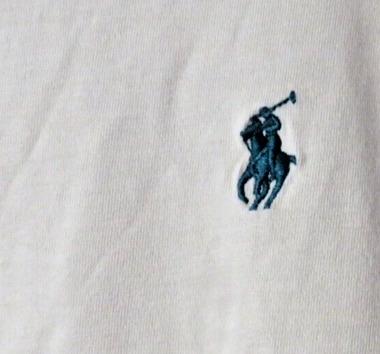 Polo Ralph Lauren Vintage Punto Singolo Giallo T Shirt Verde Pony Logo Taglia M