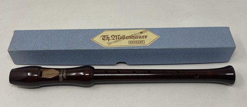 Th. vintage Mollenhauer registratore per studenti in legno Germania in scatola originale