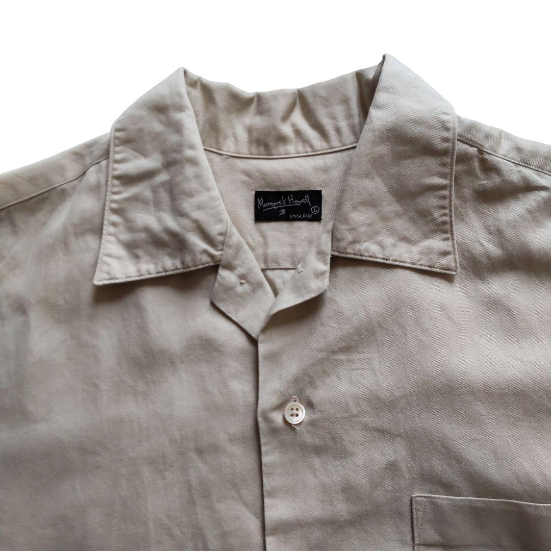 OLD Margaret Howell cotton linen open collar shirt | eBay