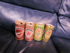Vintage Set of 4 Ballentine Ale BEER CAN Pull Tab EMPTY