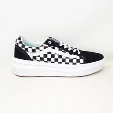 Vans Old Skool Overt CC ComfyCush Checkerboard Black Platform Shoe Sneaker Mens