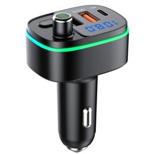Bluetooth Handsfree Car Kit FM Transmitter MP3 Player QC3.0 Dual USB Car Charger