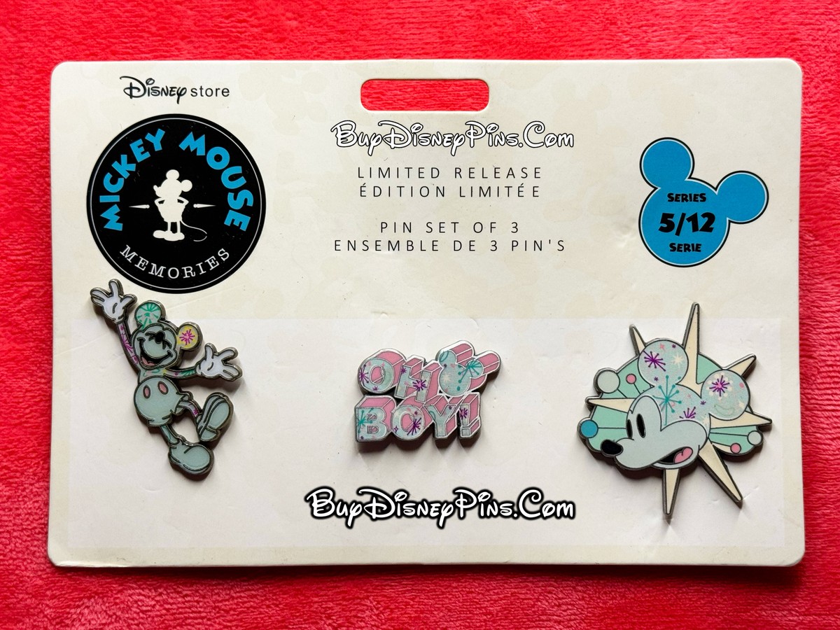 Mickey Memories LE 5/12 Series 3 Pin Set Disney Pin Lot RARE. | eBay