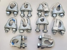 NATIONAL N248-328 -3230BC 1/2 WIRE CABLE CLAMP ZINC PLATED LOT OF 10