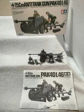 1/35 Scale Tamiya Custom Built WWII Anti Tank OR Flak Gun (YOUR CHOICE OF 1)