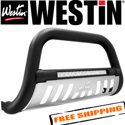 Westin Staffe A Morsetto Per Barra LED HD 5,1 Cm - Coppia In Alluminio Pressofuso, Colore Nero