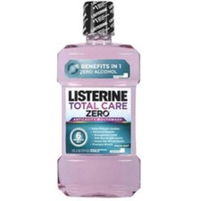 Listerine Total Care Zero Fresh Mint Mouthwash 3.2 oz - 24/Cs. Low Intensity
