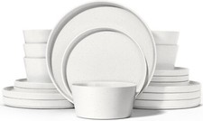 Geschirr Set für 6 Personen 18-teilig Speiseteller Tafelservice Kratzfest B941