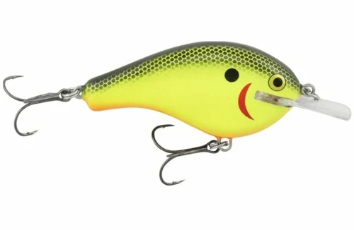 Bagley Flat Balsa B2 - Chartreuse Shad - 3/4 oz - 2 1/2" Fishing Lure
