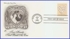 USA3 #4272 U/A ARTCRAFT FDC   Wedding Hearts