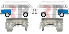 Für VW Transporter T3 1979-1992 Neu Hinten FENDER Für Schweißen 1160X700MM Paar