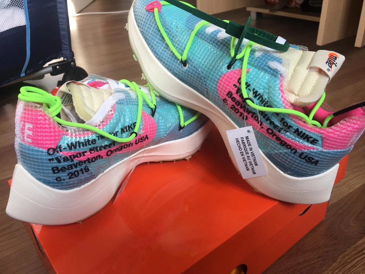 Off white shoes blue and yellow sale