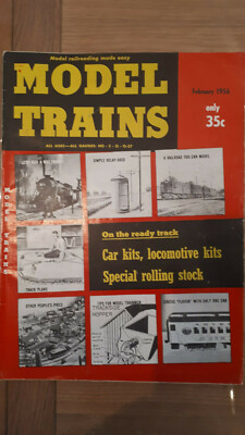 Modelleisenbahn Magazin Februar 1956 guter Zustand, Praxistipp