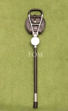 Leather SHOOTING STICK with Rubber Ferrule Folding Stool SEAT for Walking