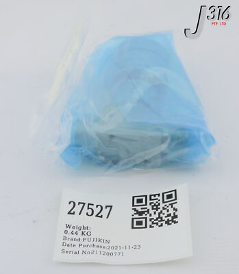 27527 FUJIKIN AIR OPERATED VALVE, TYPE N.C., 0.39MPA (NEW) FPR-71