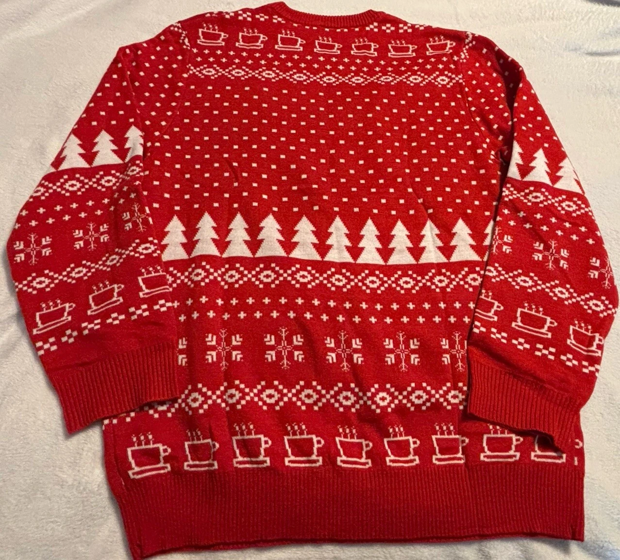 Friends Tv Show Red Ugly Christmas Sweater Size Large