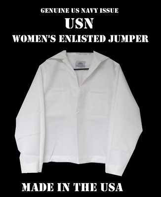US NAVY WOMEN'S SAILOR UNIFORM TOP JUMPER WHITE MIDDY USN S M L XL CRACKER JACK | eBay US NAVY WOMEN'S SAILOR UNIFORM TOP JUMPER WHITE MIDDY USN S M L XL CRACKER JACK | eBay