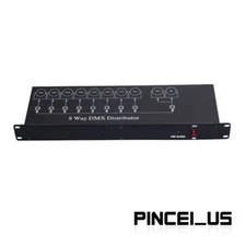 8-Channel DMX512 Signal Amplifier 30W LED High Performance DMX Splitter pe66