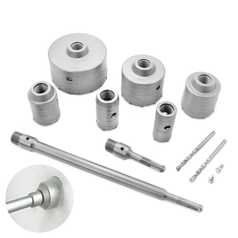 Concrete Hole Saw SDS Plus Shank Wall Hole Opener Cement Drill Bit 30mm ...