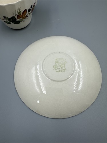 Myott Staffordshire Olde Chelsea HEDGEROW VINTAGE CUP & SAUCER ENGLAND - Picture 6 of 8
