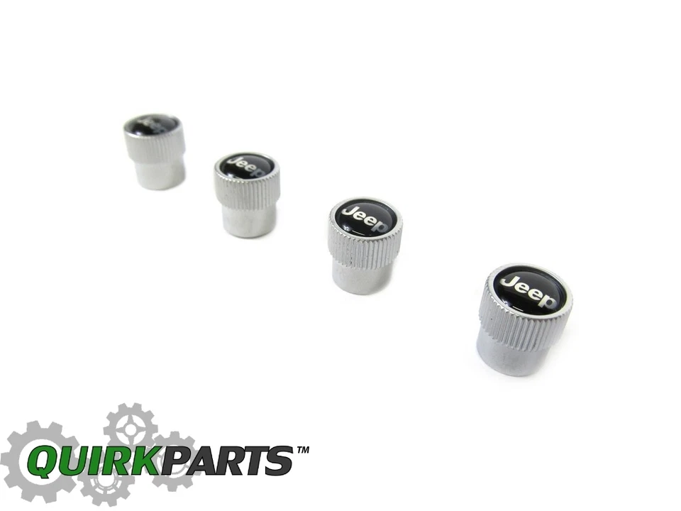 05-20 Todos os Modelos Jeep Válvula de Pneu de Plástico Tampa/Capa Conjunto de 4 Fabricantes de Equipamento Original NOVO MOPAR - Imagem 4 de 4