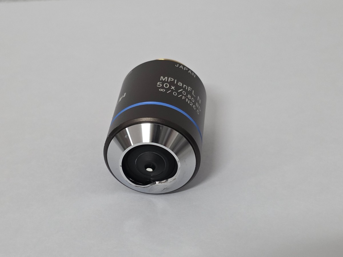 OLYMPUS MPlanFL N 50X / 0.80BD ∞/0/FN26.5 Objective Lens | eBay