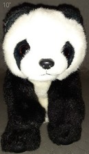 Vintage 1997 10" Ty Black White Panda Stuffed Plush Animal Toy Play Doll