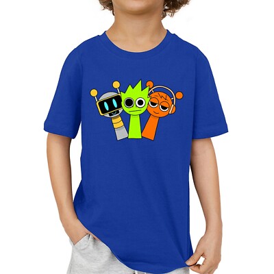 Funny Sprunki Kids Shirt Sprunki Sound Team Youth Kids T-Shirt