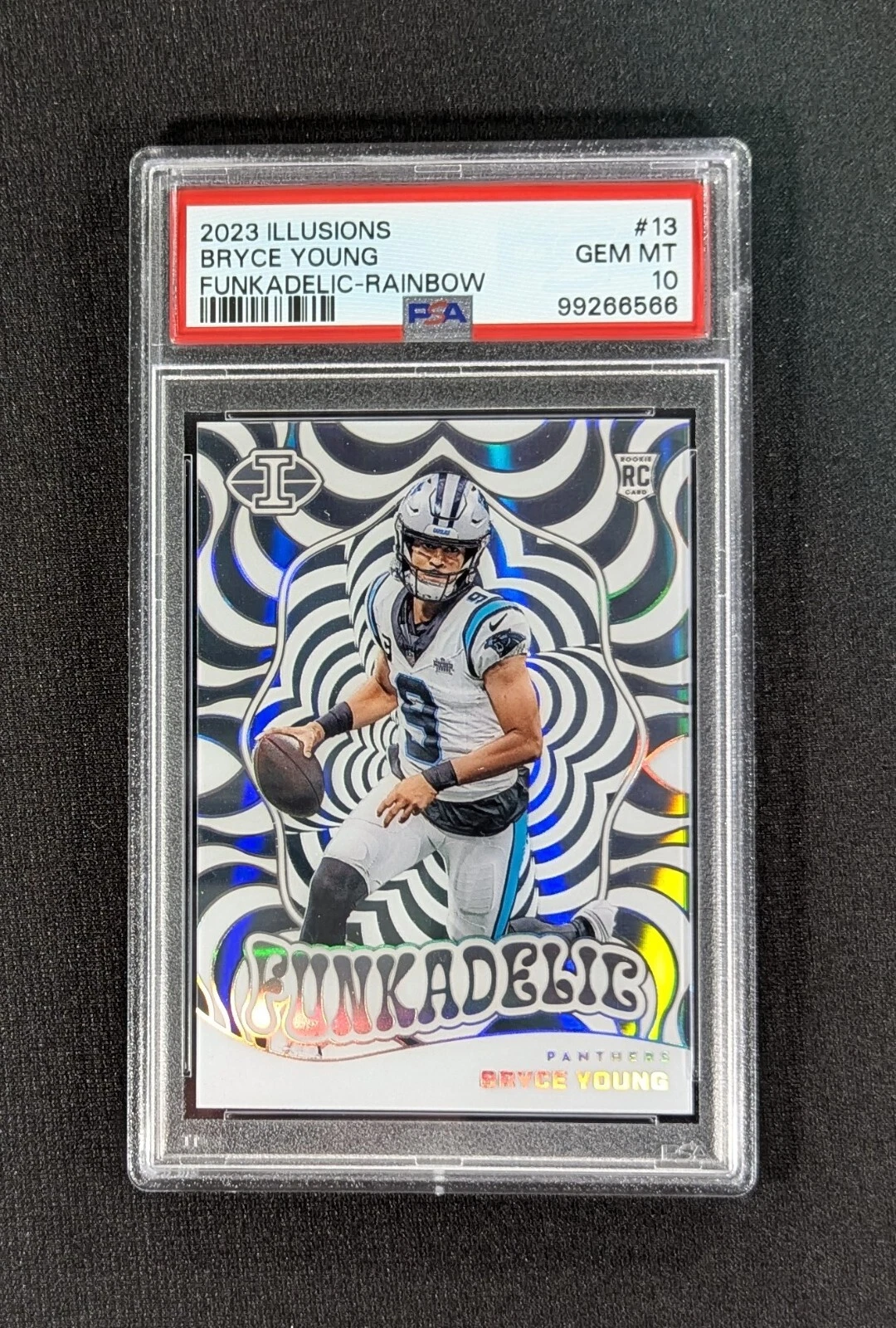 Bryce Young Panini Illusions Funkadelic #13 Rainbow