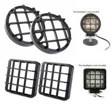 2pcs 4 inch LED Pods Cover Round Light/Off Road Fog Lights Cover Lens Protective