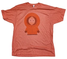 South Park Kenny T-Shirt orange soft style retro vintage gift