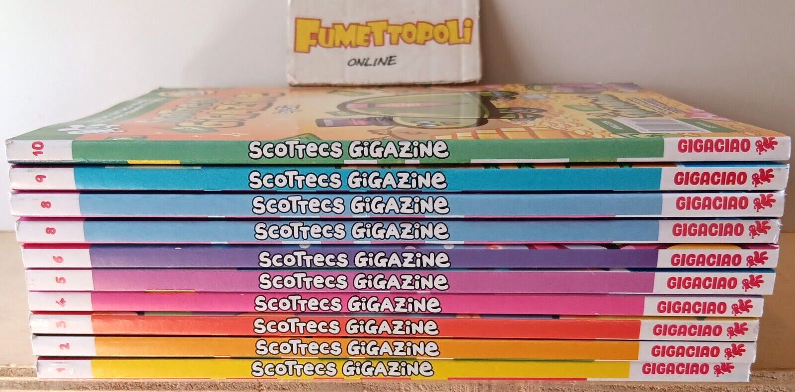 SCOTTECS GIGAZINE by SIO sequenza 1/10 Gigaciao NUOVI