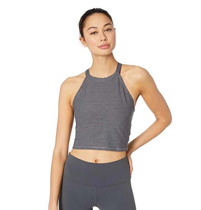 Calvin Klein Performance Women's Halter Neck Cropped Tank Top