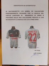 Maglia match worn Lanciano Indossata + COA game worn jersey goalkeeper romania