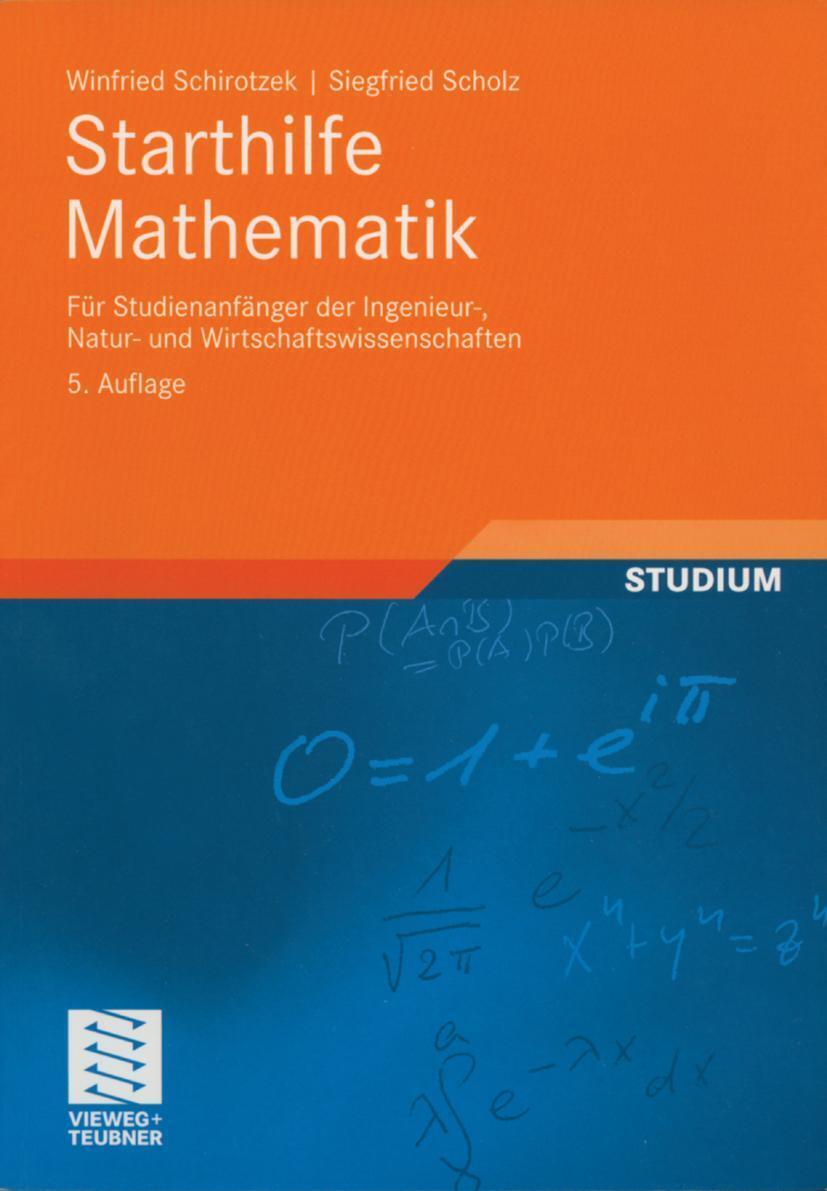 Thumbnail - Starthilfe Mathematik | Winfried Schirotzek (u. A.) | Taschenbuch |