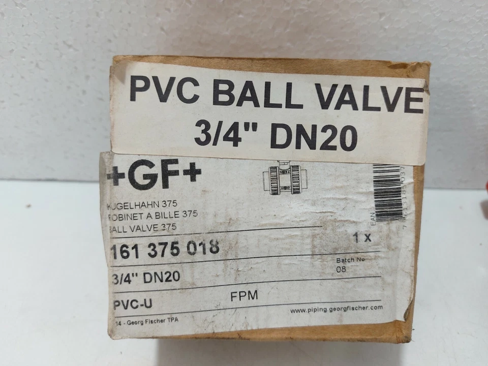 Spears 2121-005 Ball Valve 1/2" IPS PVC 235PSI Water 73°F - Image 2 of 4