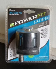 Powerfit PF31005A Quick Connect 6-in-1 Changeover Spray Nozzle for Pressure Wash