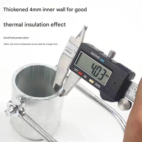 Gas Fire Heated Soldering Tin Pot for No Power Outdoor Electrician Wire Tinning - Afbeelding 6 van 8
