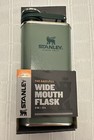 Stanley Flask 8 0z Wide Mouth Easy Fill Classic Hammertone Green New Gift